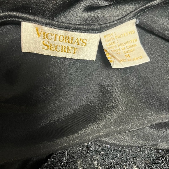 Victoria's Secret Vintage Gold Label Slip
Dress In Black 
Size Medium - Picture 4 of 6